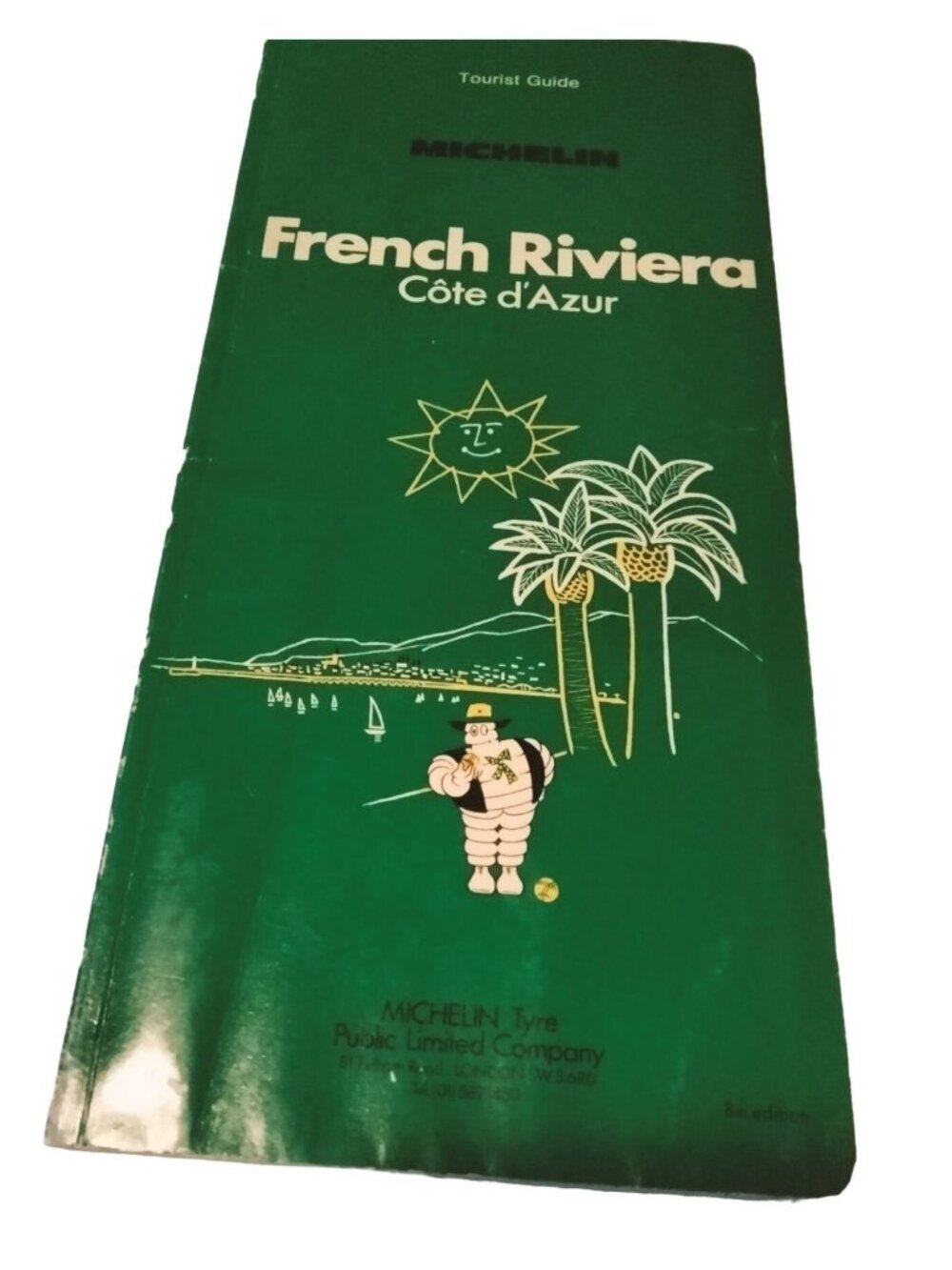 French Rivera Cote d Azur Green Tourist Guide Michelin  1983 Paperback